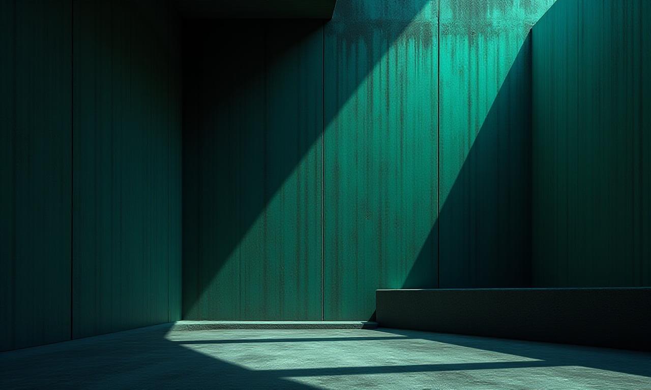 Abstract shadows on a concrete wall